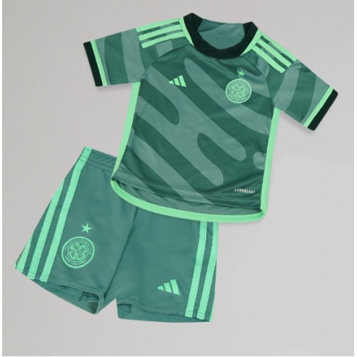 Maillot de foot Celtic Troisième enfant 2023-24 Manches Courte (+ pantalon court)